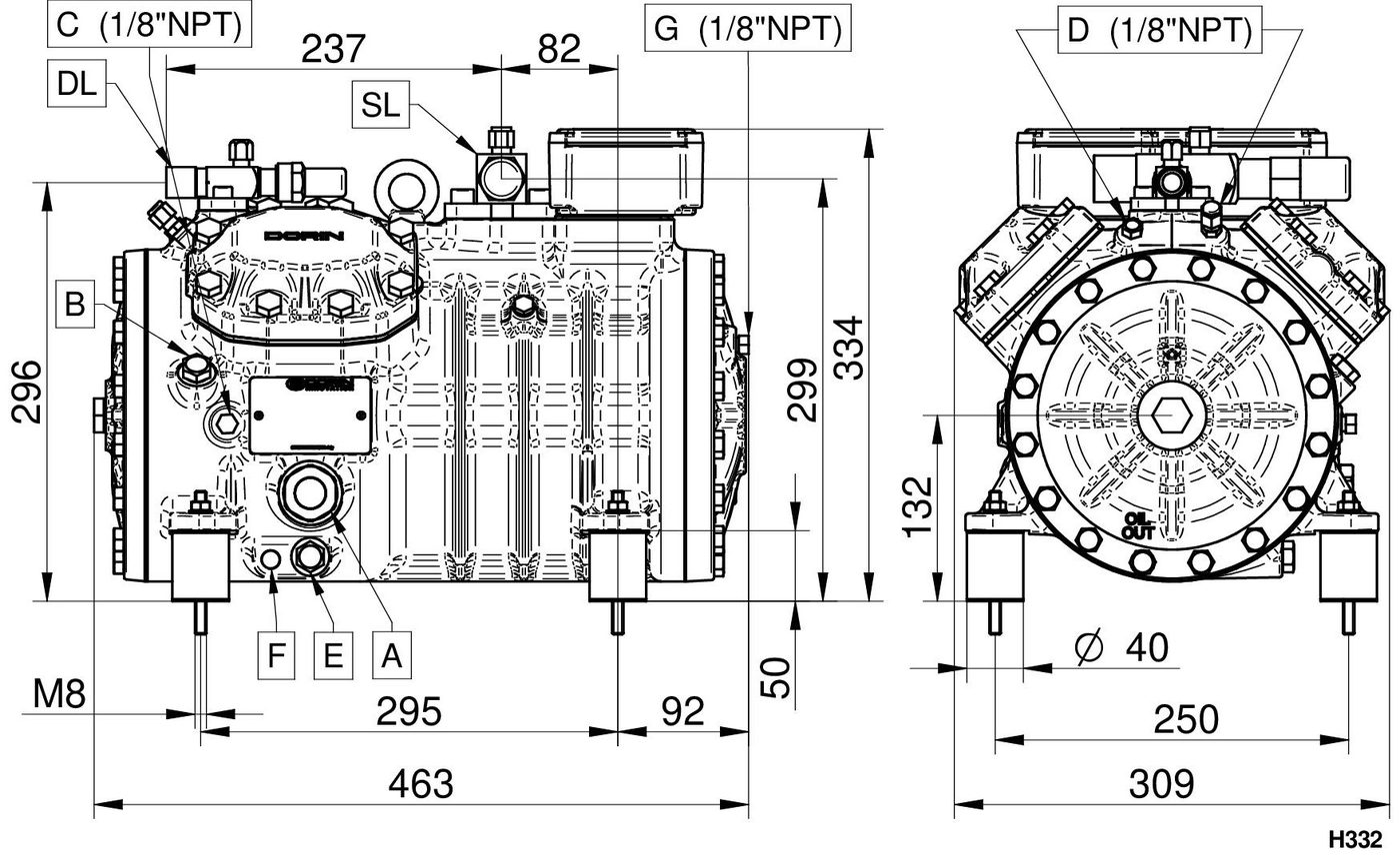 Dorin H Series – H33 sub-range (e.g. H505CC)