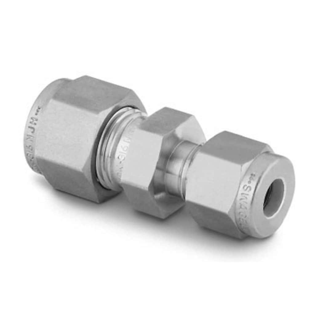 Swagelok Stainless Steel Swagelok Tube Fitting, Reducing Union, 3/8 in. x 1/4 in. Tube OD