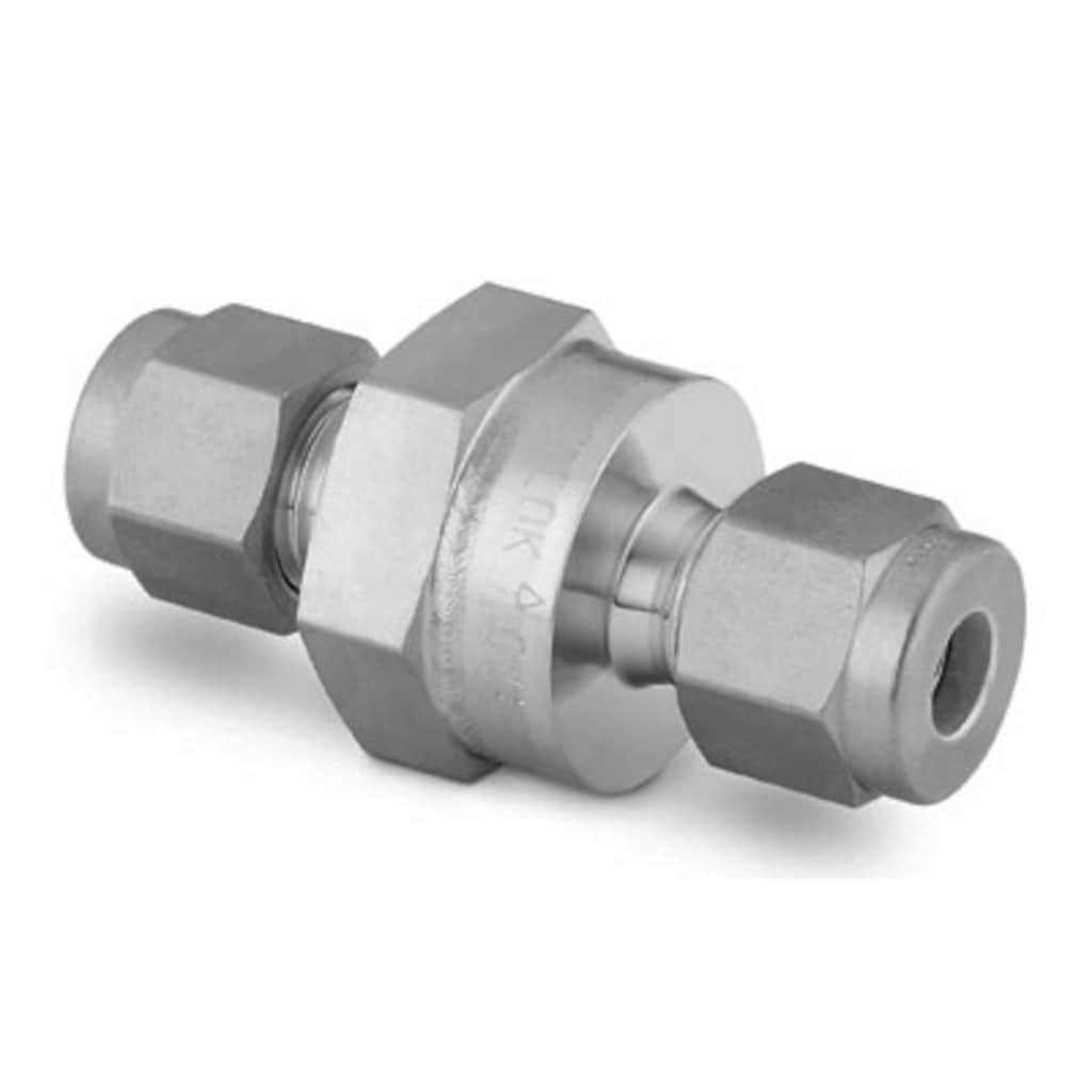 Swagelok Clapet anti-retour haute pureté en acier inoxydable 316L, raccord pour tube Swagelok 1/4 po, nettoyage SC-11