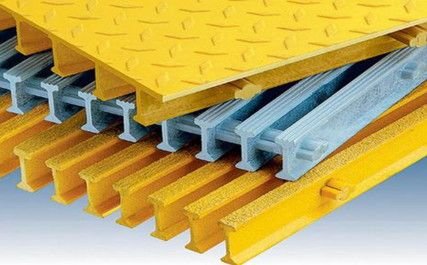 Nantong Mincom Composite Materials FRP Pultruded Phenolic Grating PHP-6038, FRP Pultruded Grating I-6038 MINCOM-PFR, FRP Moulded Grating (38 x 38 x 38) MFRP-HFR