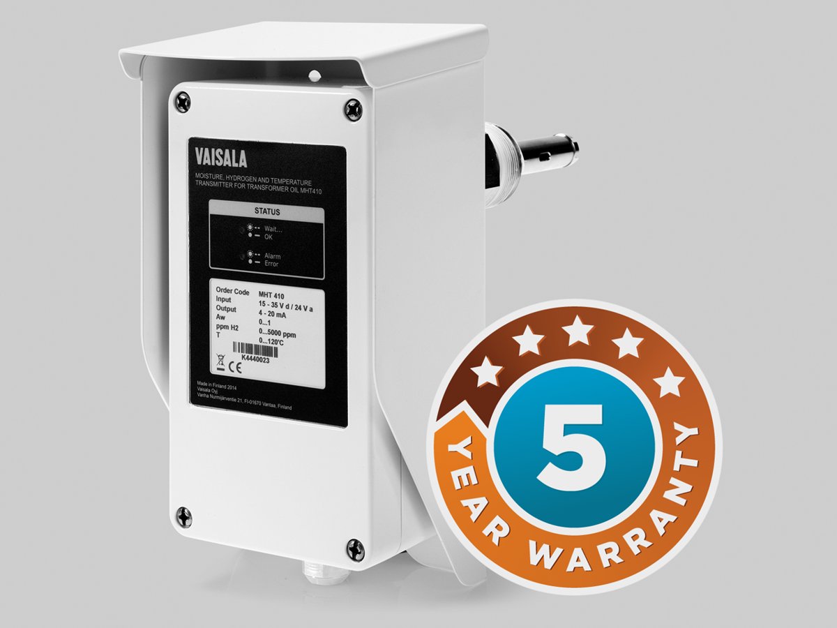 Vaisala MHT410 with 1.5" NPT male thread for Silicone Oils