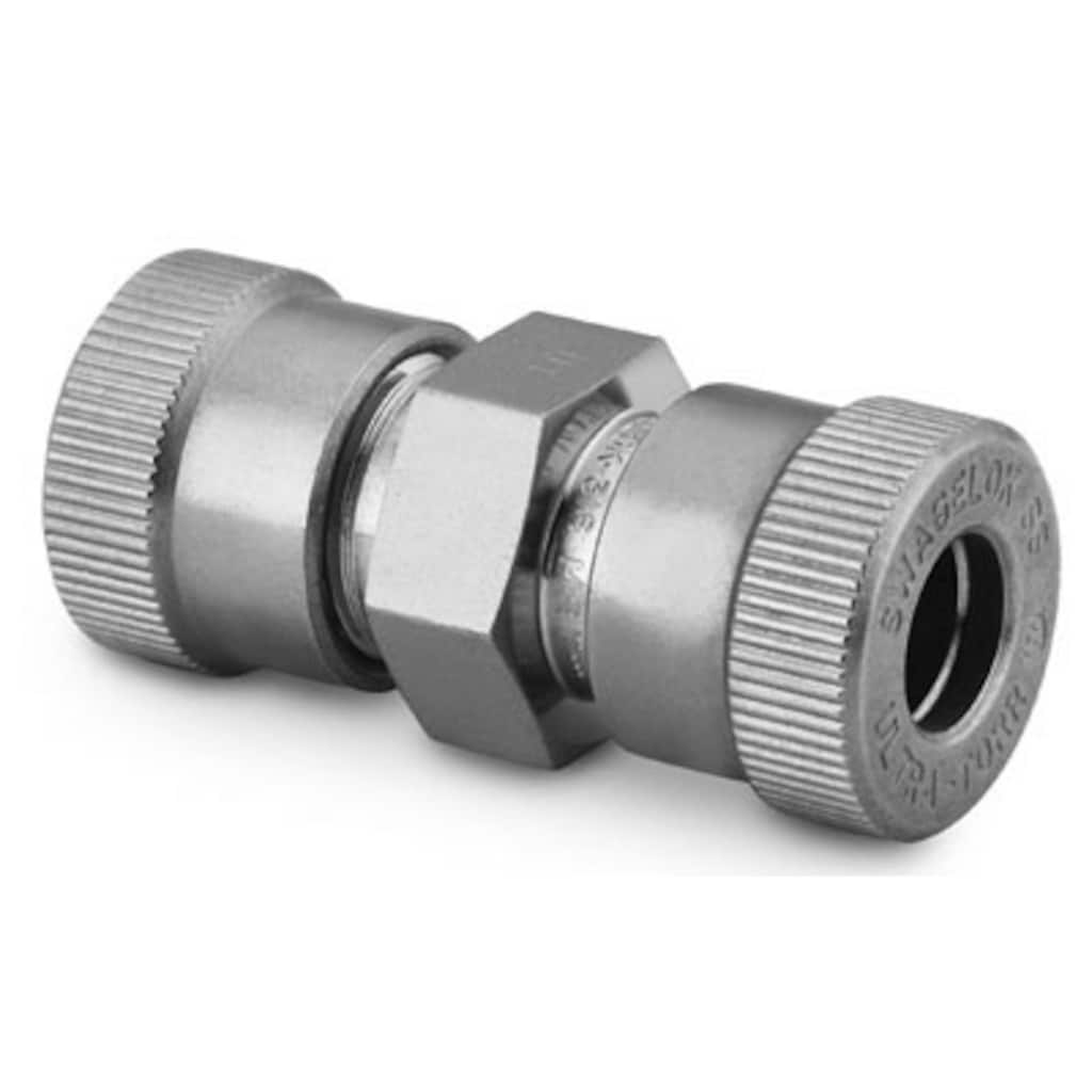 Swagelok Stainless Steel Ultra-Torr Vacuum Fitting, Union, 3/8 in. Tube OD