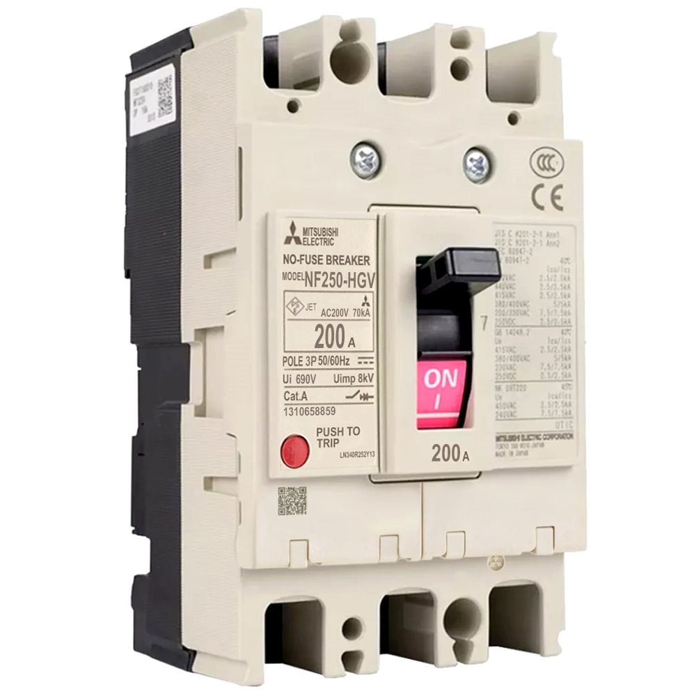 Mitsubishi Electric Corporation Fukuyama Works NF63CV to NF250-UV