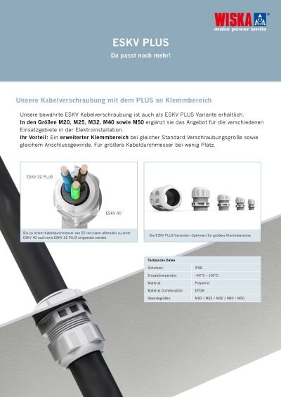 WISKA ESKV 40 PLUS BK