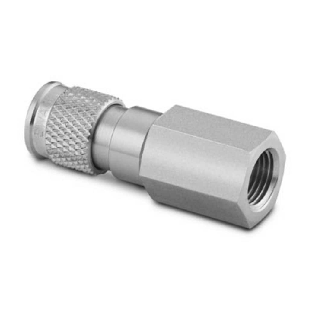 Swagelok Stainless Steel Miniature Quick Connect Body, 0.05 Cv, 1/8 in. Female NPT
