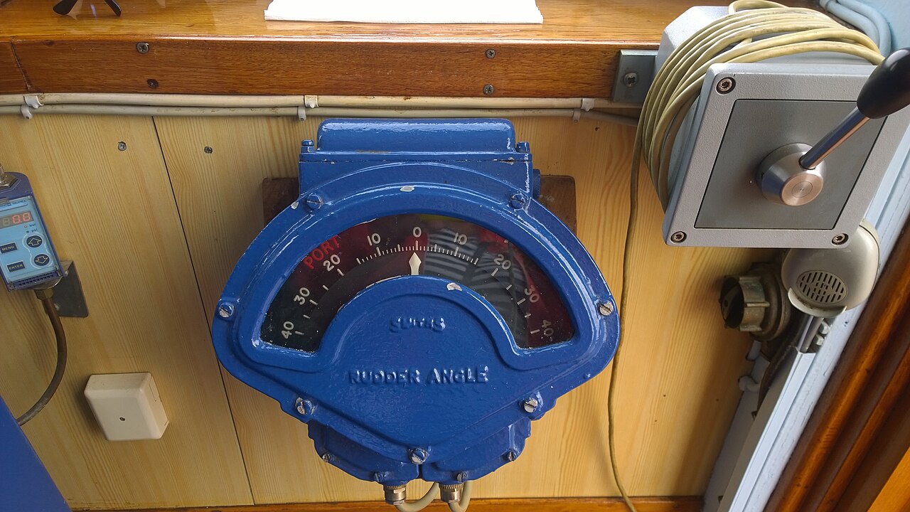 Rudder angle indicator